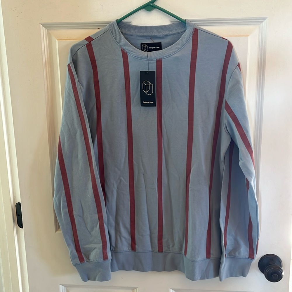 Men’s original use Long sleeve crew neck sweater Size Small